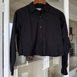 Everlane cropped shirt size XXS